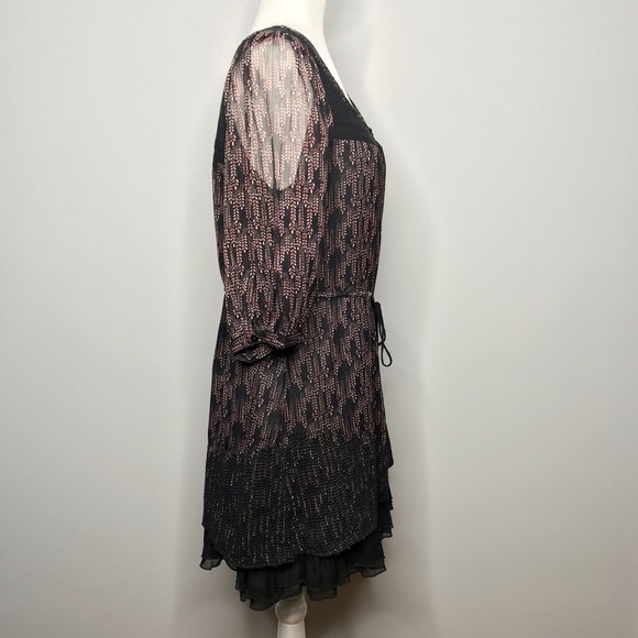 Free People | Semi-Sheer Tunic Dress w/ Front Tie - Picture 3 of 7
